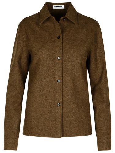 Jil Sander Brown Wool Shirt - Jil Sander - Modalova