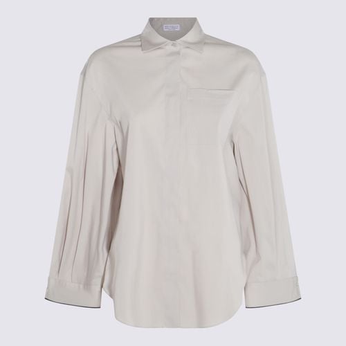 Grey Cotton Shirt - Brunello Cucinelli - Modalova