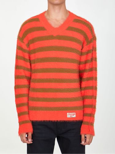 Orange And Beige Striped Jumper - Andersson Bell - Modalova