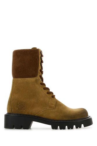 Two-tone Suede Sierra Ankle Boots - Loewe - Modalova