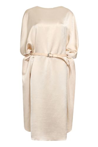 Belted Satin Dress - MM6 Maison Margiela - Modalova