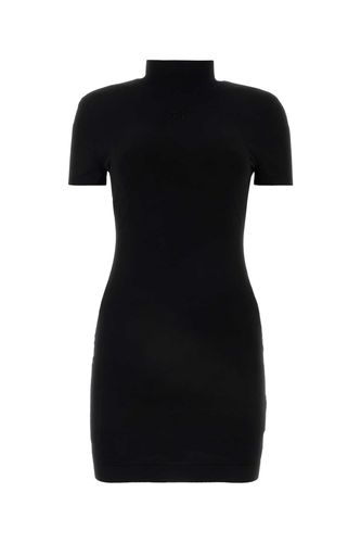 Stretch Viscose Blend Mini Dress - T by Alexander Wang - Modalova