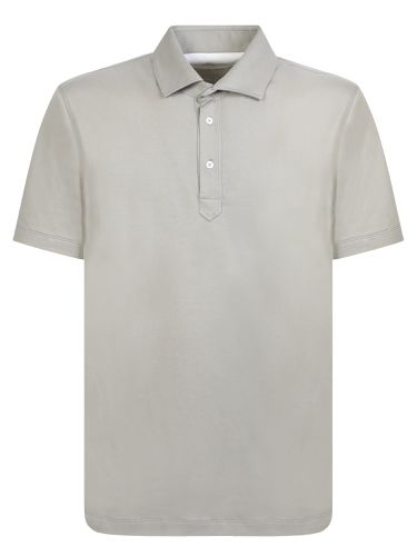 Slim-fit Cotton Polo Shirt In - Brunello Cucinelli - Modalova