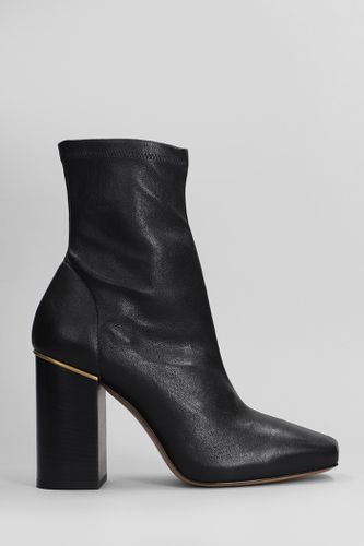 Ambre High Heels Ankle Boots In Leather - Chloé - Modalova