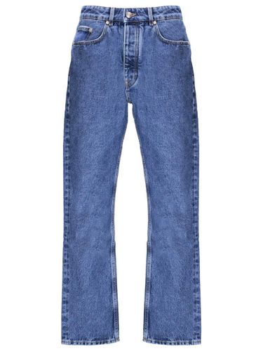 Monogram Detailed Straight Leg Jeans - Palm Angels - Modalova