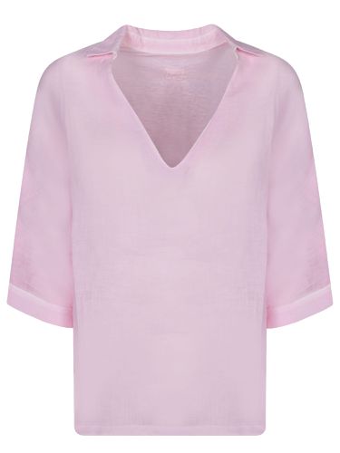 Lino Quartz Pink Linen Blouse - 120% Lino - Modalova