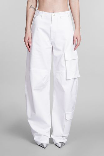 DARKPARK Rose Pants In White Cotton - DARKPARK - Modalova