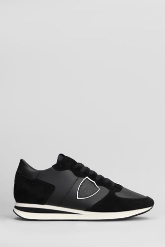 Trpx Low Sneakers In Suede And Leather - Philippe Model - Modalova