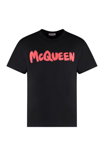 Cotton Crew-neck T-shirt - Alexander McQueen - Modalova