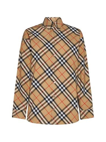 Check Printed Long Sleeved Shirt - Burberry - Modalova