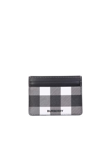 Burberry Logo Check Card Holder - Burberry - Modalova