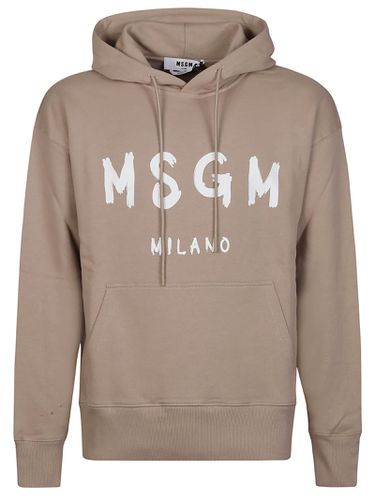 MSGM Logo Print Sweatshirt - MSGM - Modalova