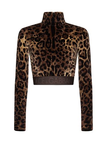 Dolce & Gabbana Animal Top - Dolce & Gabbana - Modalova