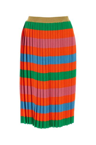 Multicolor Viscose Blend Skirt - Gucci - Modalova