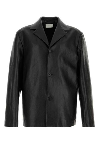 The Row Black Leather Brodie Blazer - The Row - Modalova