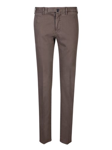 Incotex Brown Slim Fit Trousers - Incotex - Modalova