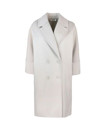 Double-breasted Long-sleeved Coat - Max Mara - Modalova