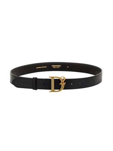 Dsquared2 Logo Plaque Buckle Belt - Dsquared2 - Modalova