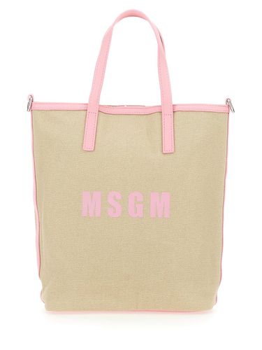 MSGM Tote Bag With Logo - MSGM - Modalova