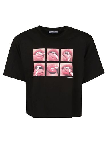 Fiorucci Mouth Print Padded T-shirt - Fiorucci - Modalova