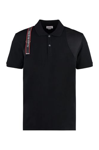 Cotton-piqué Polo Shirt - Alexander McQueen - Modalova