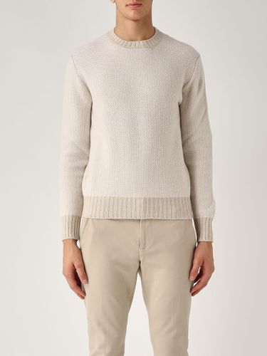 Maglia Girocollo Con Effetto Jacquard Sweater - Gran Sasso - Modalova