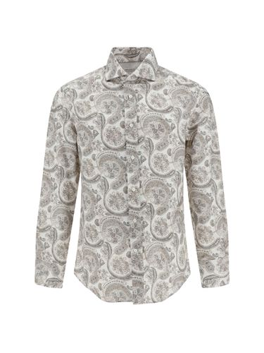 Patterned Print Shirt - Brunello Cucinelli - Modalova