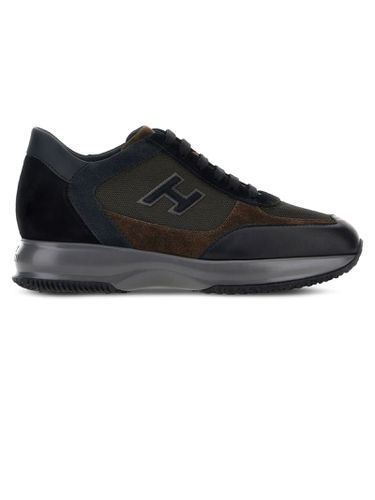 Sneakers Interactive Brown Black Sneakers - Hogan - Modalova