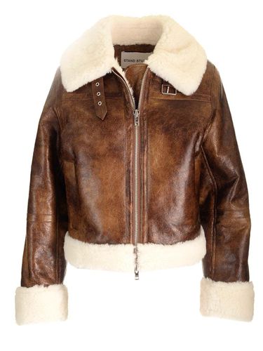 Lorelle Faux Sheepskin Jacket - STAND STUDIO - Modalova