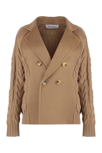 Micio Double-breasted Wool Jacket - Max Mara - Modalova