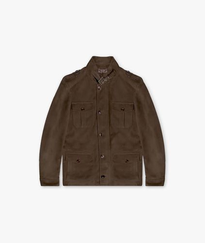 Devon Sahariana Jacket Leather Jacket - Larusmiani - Modalova