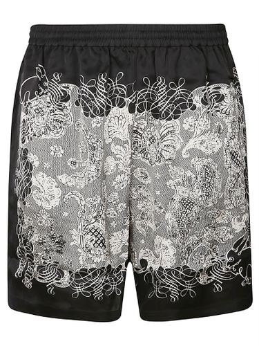 Elastic Waist Pattern Printed Shorts - Acne Studios - Modalova