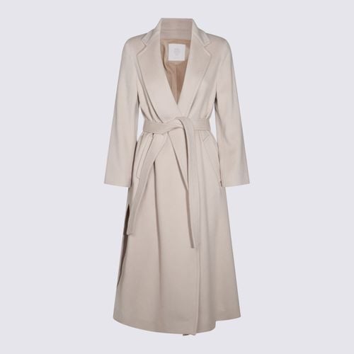 Eleventy Beige Wool Coat - Eleventy - Modalova