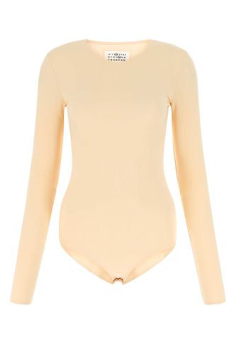 Skin Pink Stretch Viscose Bodysuit - Maison Margiela - Modalova