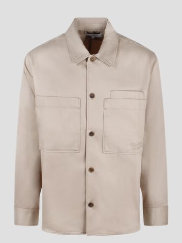 Cotton Gabardine Overshirt - Maison Kitsuné - Modalova