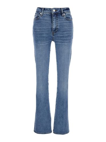 Le Mini Boot Jeans With Flared Leg In Cotton Blend Woman - Frame - Modalova