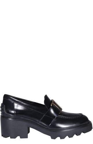 Tod's T-plaque Block Heel Loafers - Tod's - Modalova