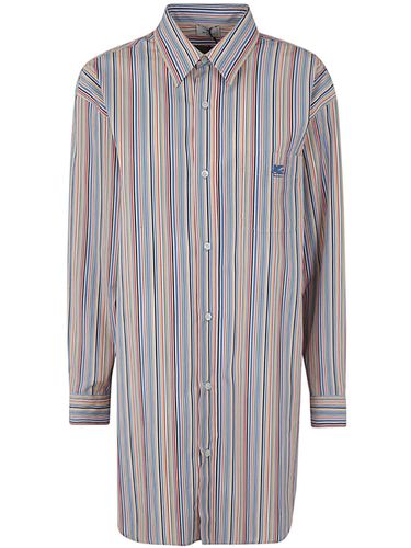 Etro Boyfit Striped Shirt - Etro - Modalova
