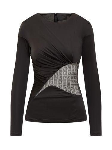 Draped Jersey And Lace Top 4g - Givenchy - Modalova