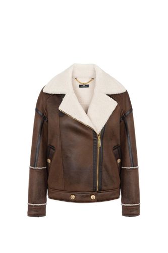 Elisabetta Franchi Coat - Elisabetta Franchi - Modalova