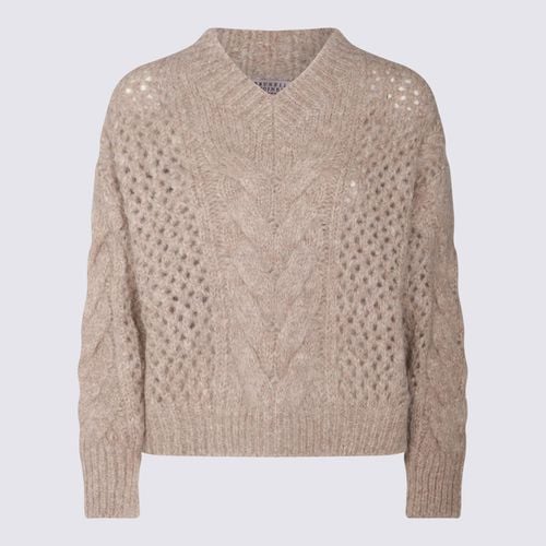 Beige Wool Knitwear - Brunello Cucinelli - Modalova