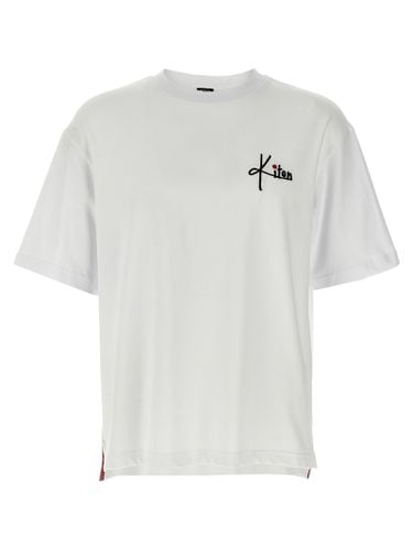 Kiton Embroidery Logo T-shirt - Kiton - Modalova