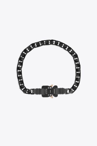 Colored Chain Necklace Black metal chain necklace with rollercoaster buckle - Colored chain necklace - 1017 ALYX 9SM - Modalova