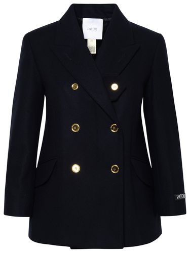 Patou Blue Virgin Wool Jacket - Patou - Modalova