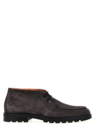 Santoni Suede Boots - Santoni - Modalova