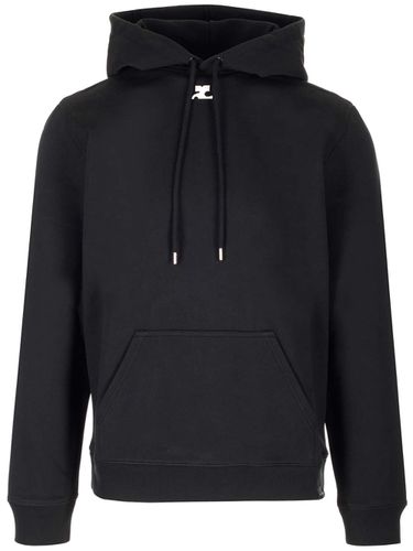 Courrèges Black Hoodie - Courrèges - Modalova