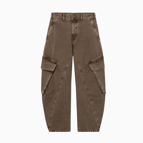 J. W. Anderson Twisted Cargo Trousers Khaki - J.W. Anderson - Modalova