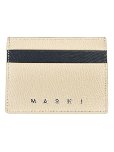 Exposed Stitch Logo Card Holder - Marni - Modalova