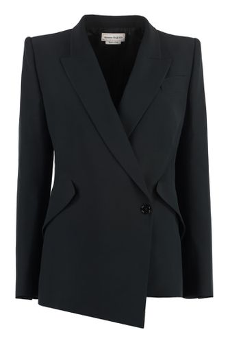 Alexander McQueen Crepe Blazer - Alexander McQueen - Modalova