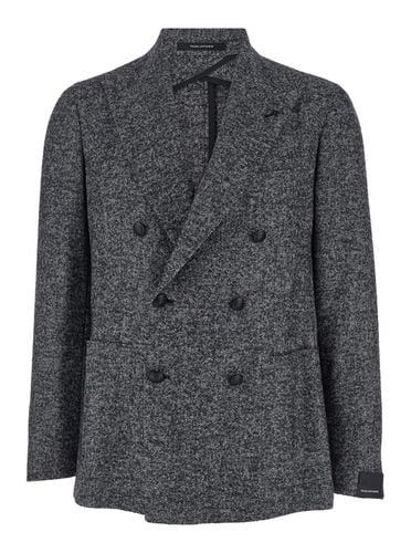 Montecarlo Double-breasted Jacket In Wool Blend Man - Tagliatore - Modalova